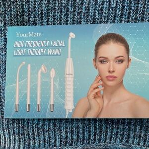 White Facial Light Therapy Wand
